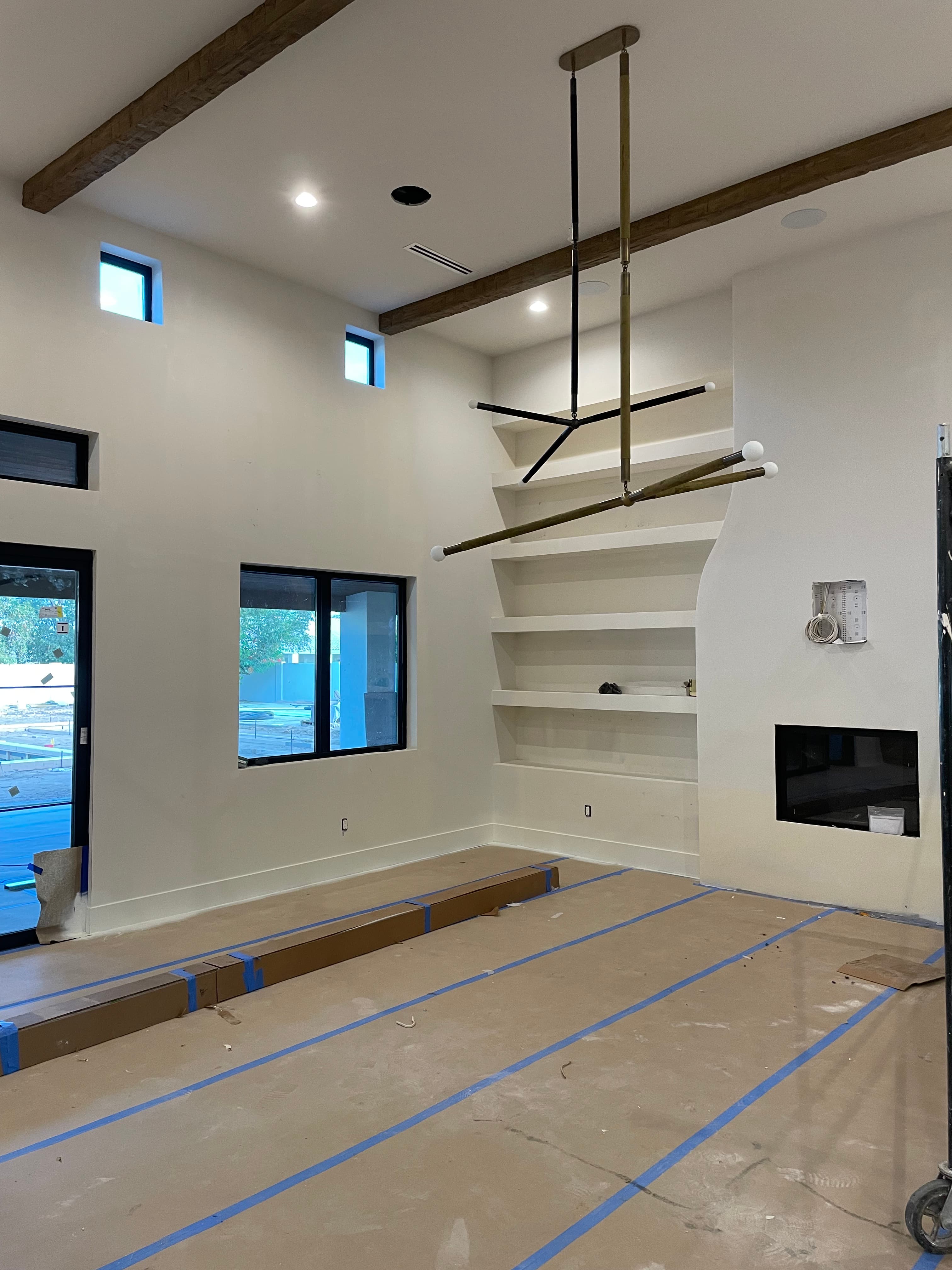 Chandelier installation — 85th project