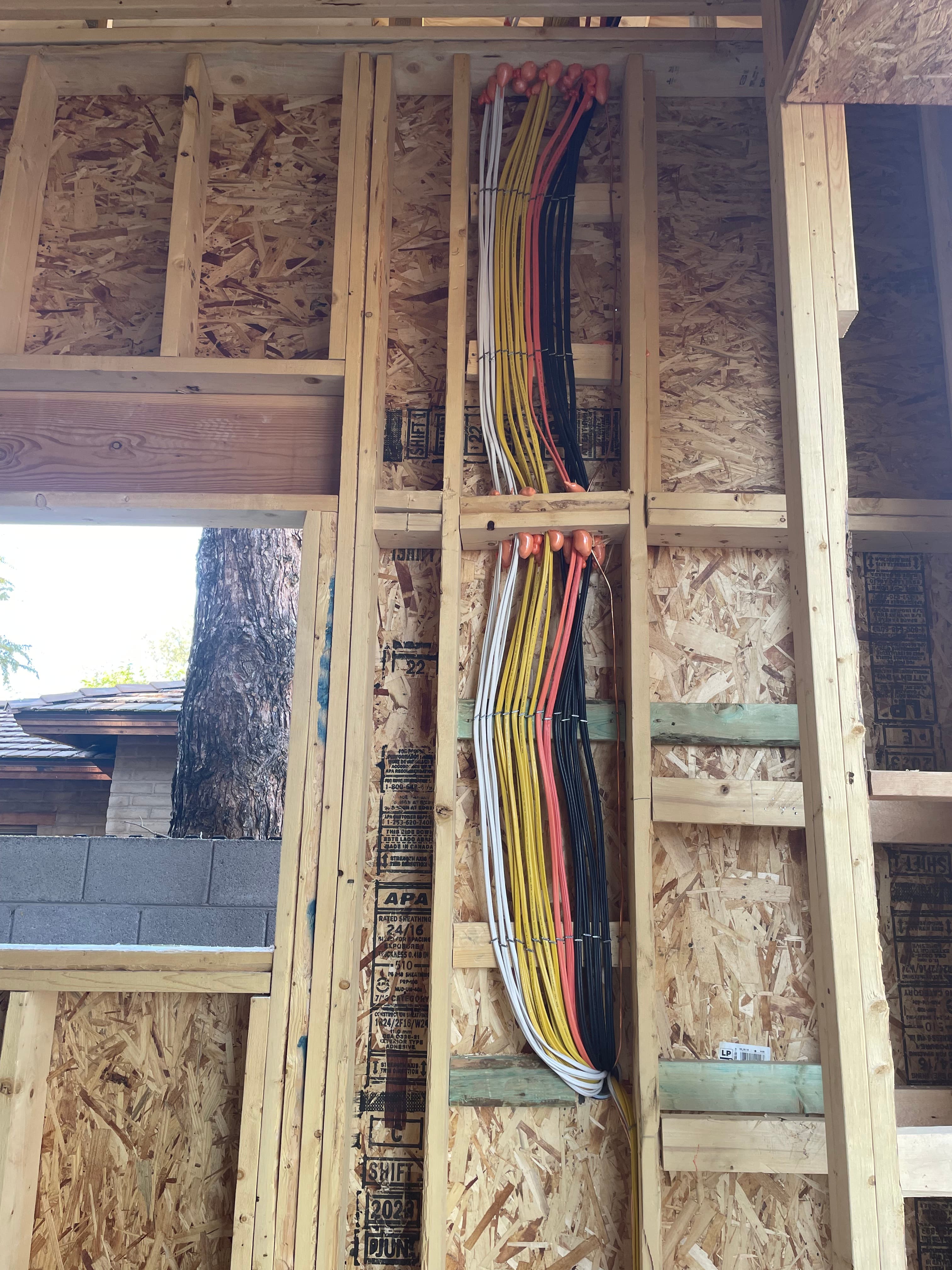Premium residential wiring installation