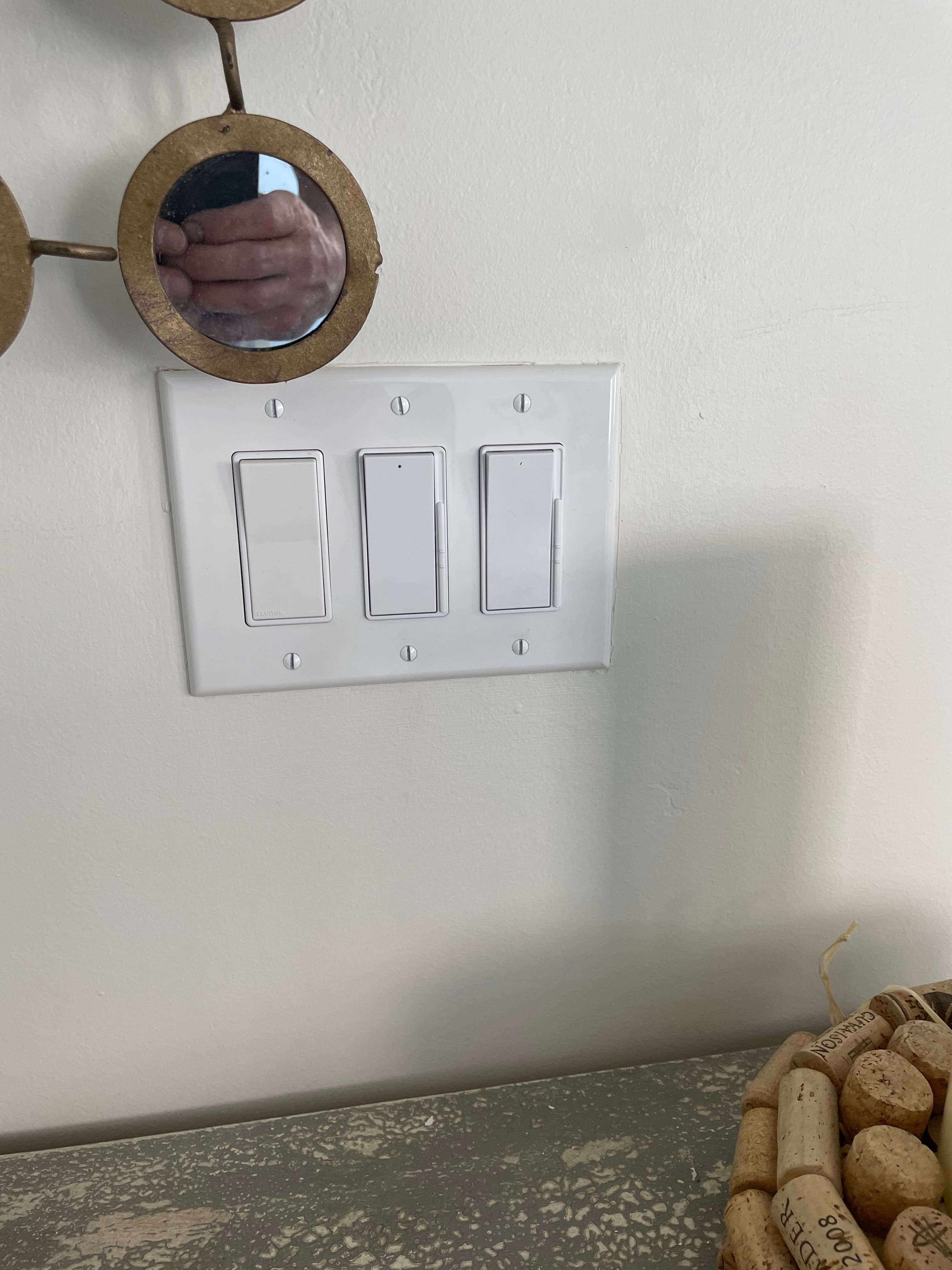 Dimmer switch installation and controls