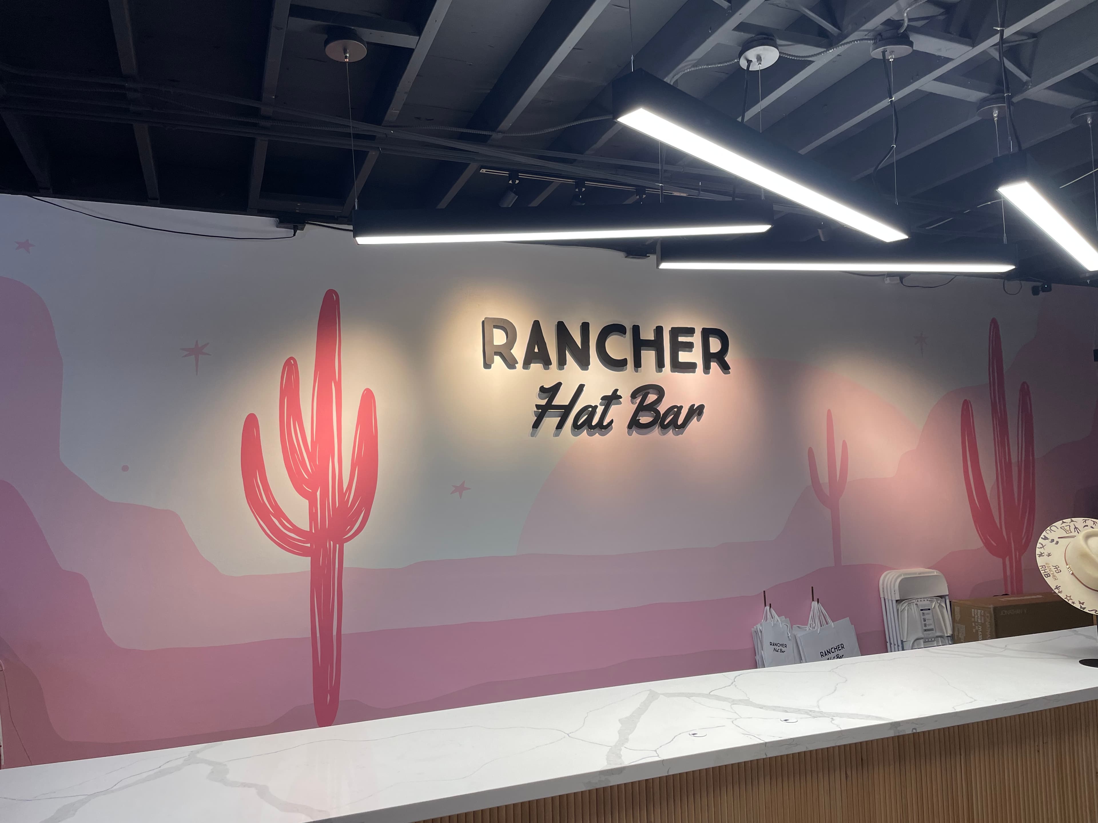 Commercial retail lighting and electrical work used as Banx Electric commercial service proof.