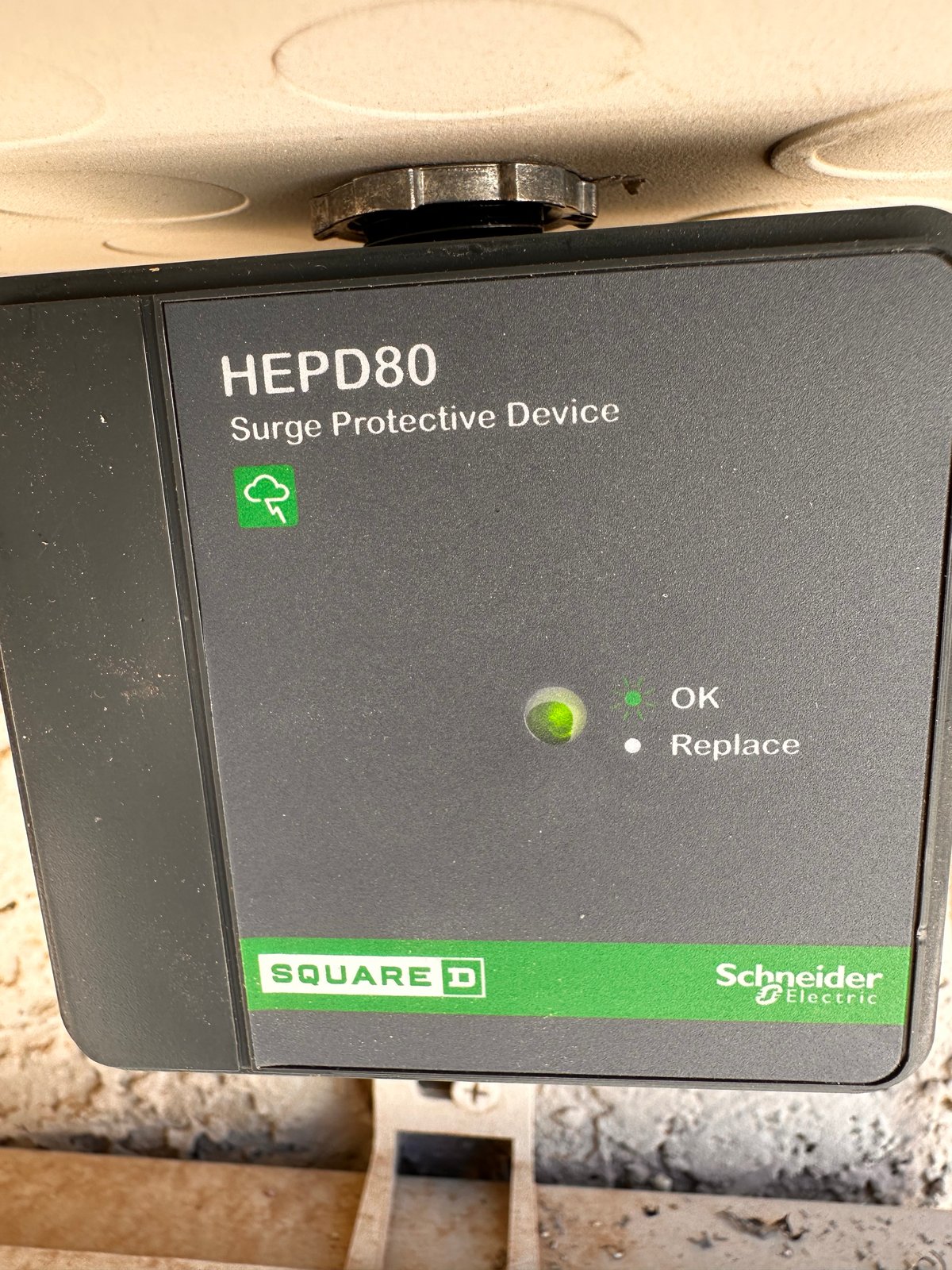 Square D whole home surge protective device installed in Litchfield Park
